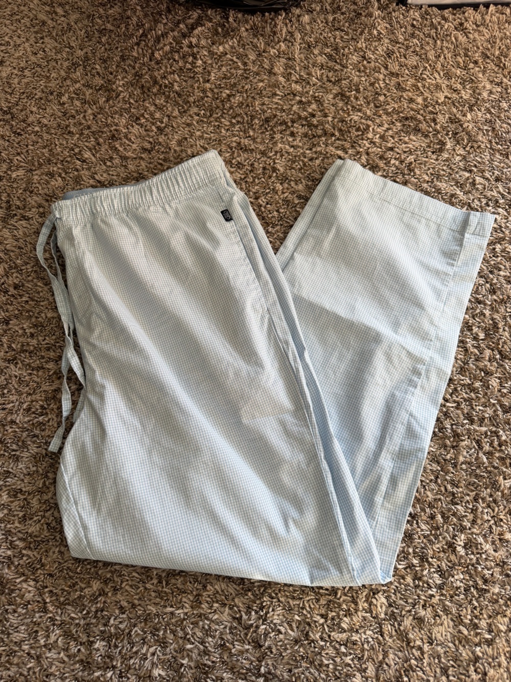 Chaps Men's Light Blue Pajama Bottom Size Large